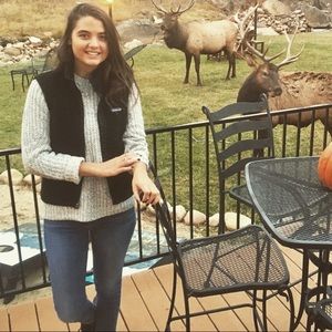 Patagonia black fleece vest